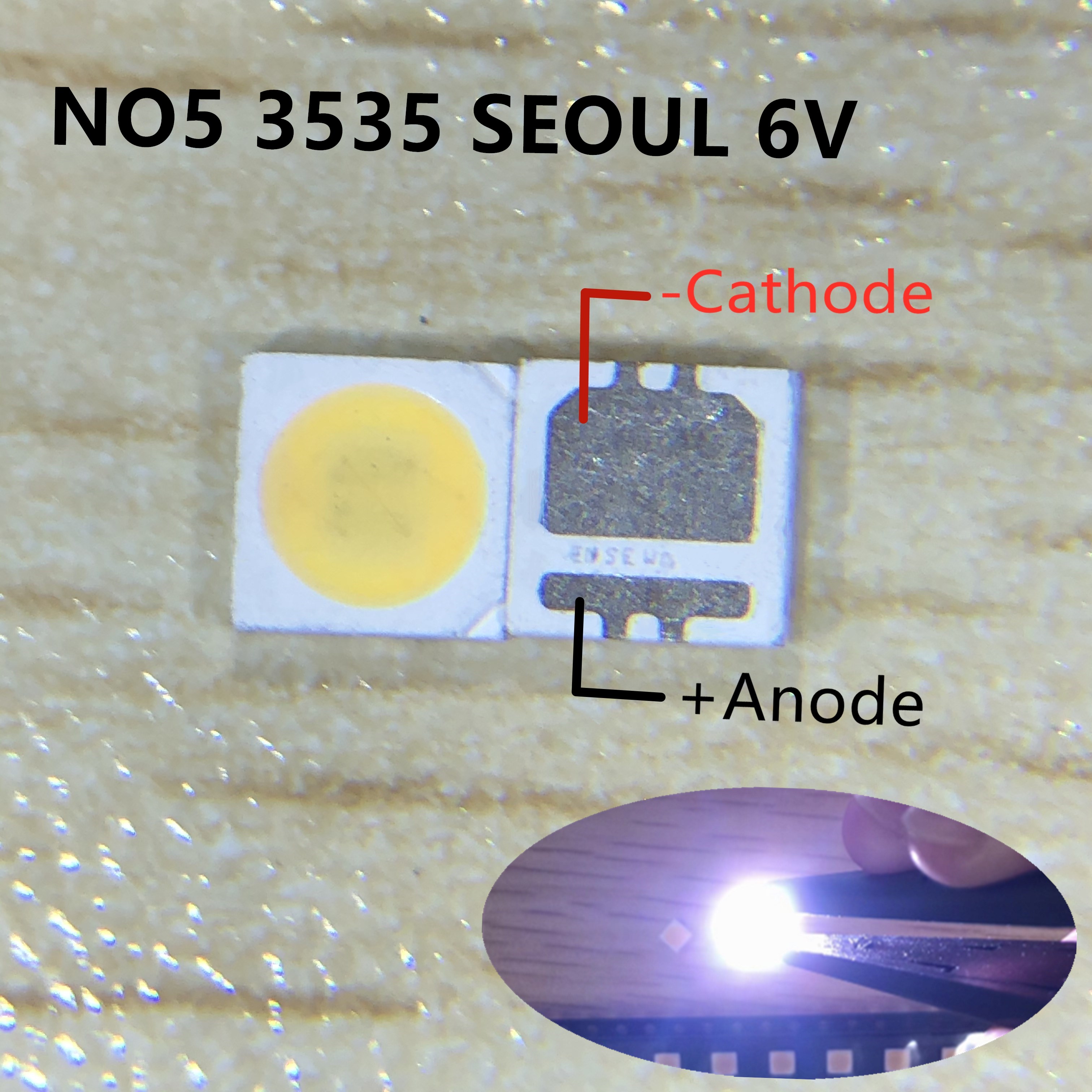 100pcs SEOUL  LED Ʈ 2W 3535 6V  ȭƮ..